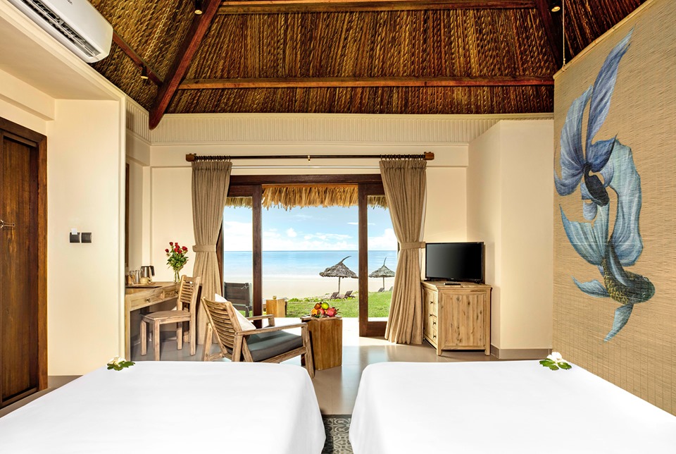 Phòng ngủ view hướng biển - Ảnh: Crown Retreat Quy Nhơn