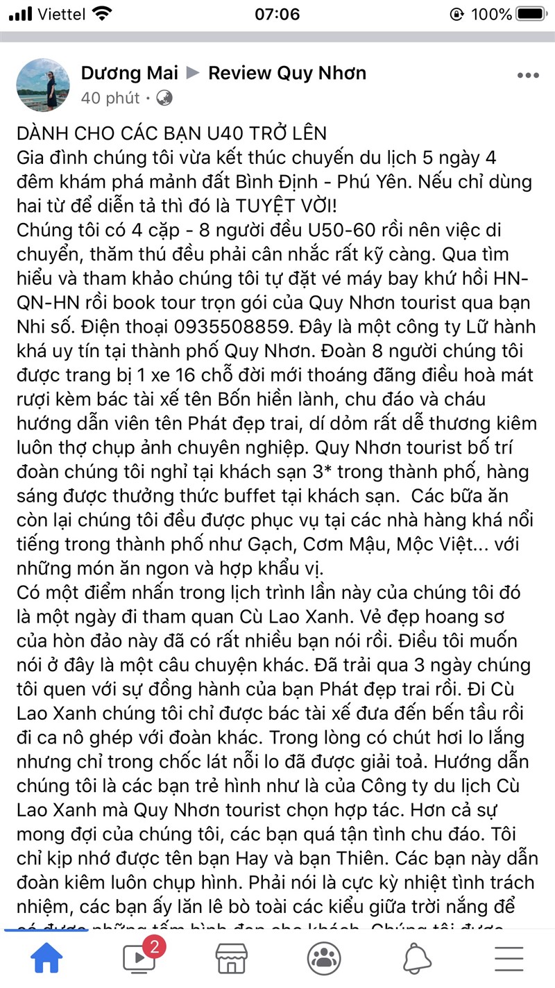 Duong Thanh Mai - Tour Quy Nhơn Phu Yen 5 ngay 4 dem - quy nhon tourist