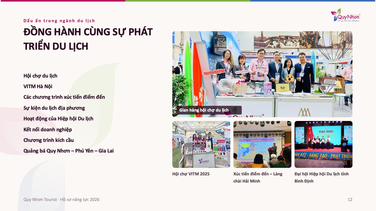 Hồ sơ năng lực Quy Nhơn Tourist - Công ty du lịch uy tín Quy Nhơn