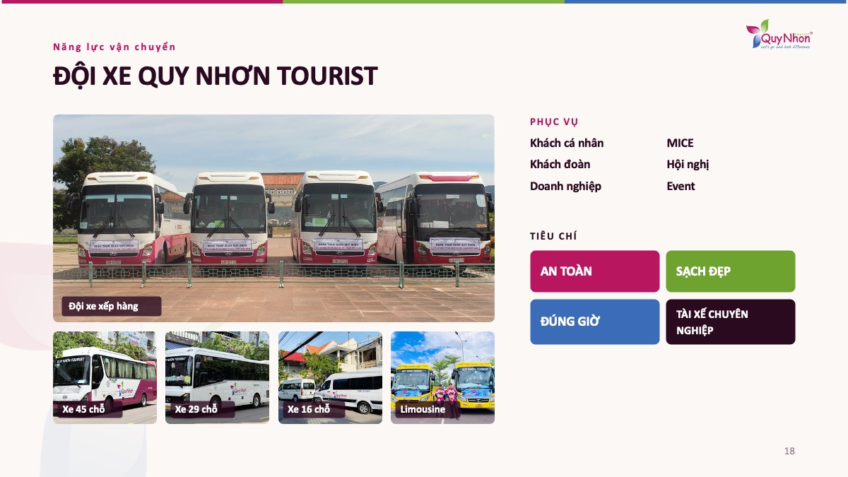 Hồ sơ năng lực Quy Nhơn Tourist - Công ty du lịch uy tín Quy Nhơn