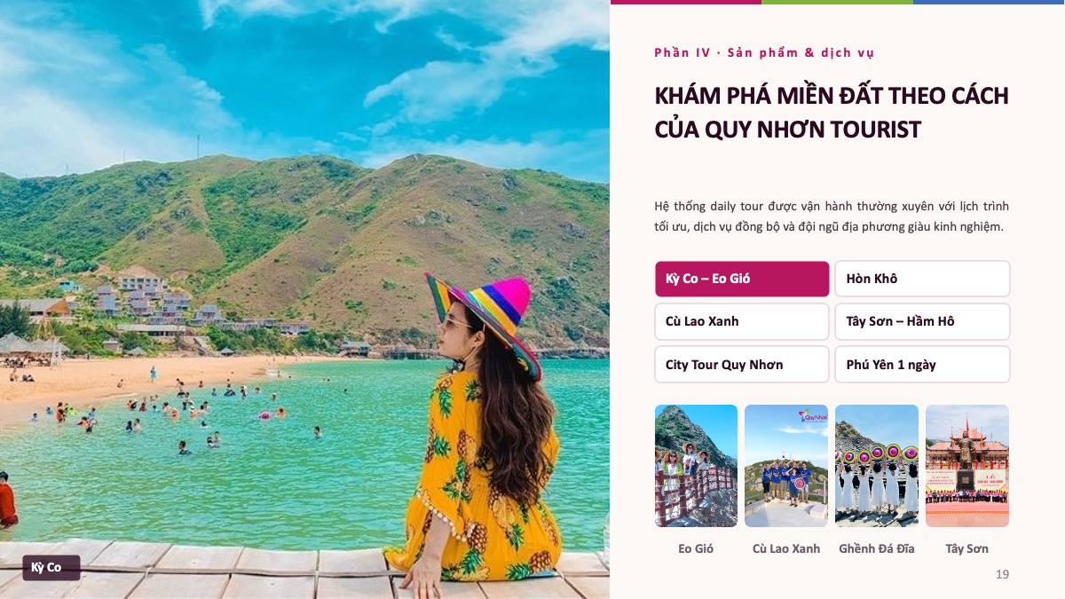Hồ sơ năng lực Quy Nhơn Tourist - Công ty du lịch uy tín Quy Nhơn