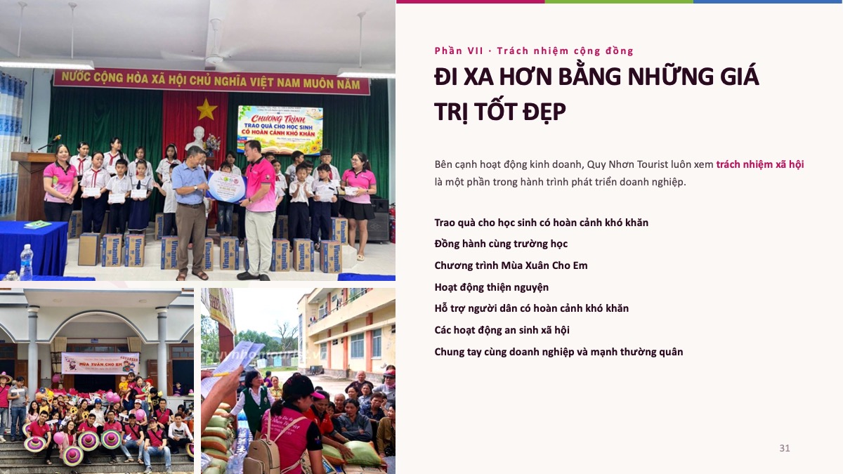 Hồ sơ năng lực Quy Nhơn Tourist - Công ty du lịch uy tín Quy Nhơn