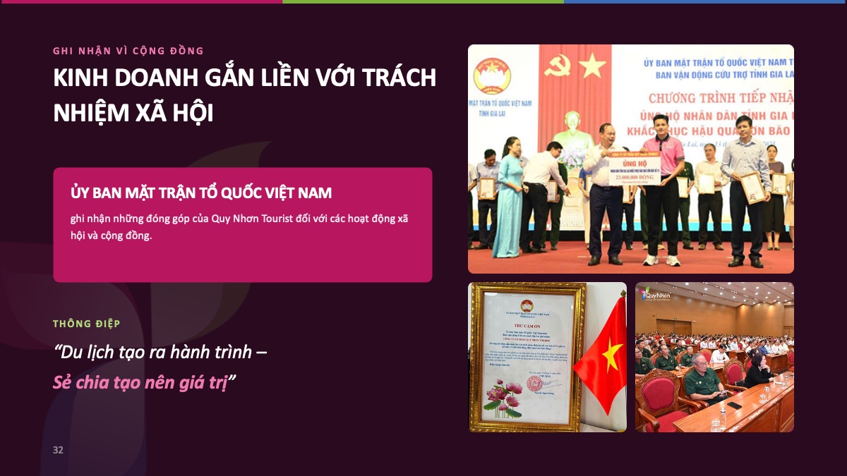 Hồ sơ năng lực Quy Nhơn Tourist - Công ty du lịch uy tín Quy Nhơn