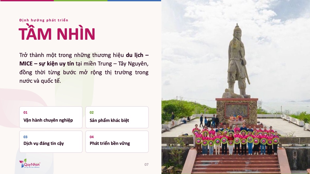 Hồ sơ năng lực Quy Nhơn Tourist - Công ty du lịch uy tín Quy Nhơn