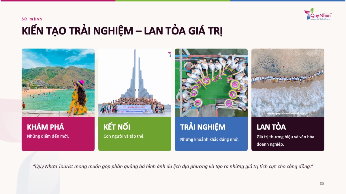 Hồ sơ năng lực Quy Nhơn Tourist - Công ty du lịch uy tín Quy Nhơn