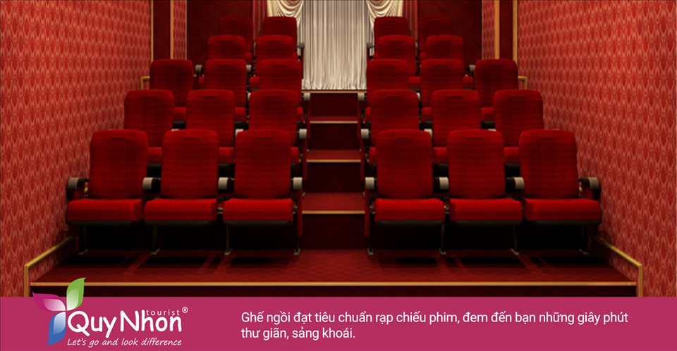 Ghế ngồi đạt tiêu chuẩn rạp chiếu phim, đem đến bạn những giây phút thư giãn, sảng khoái.