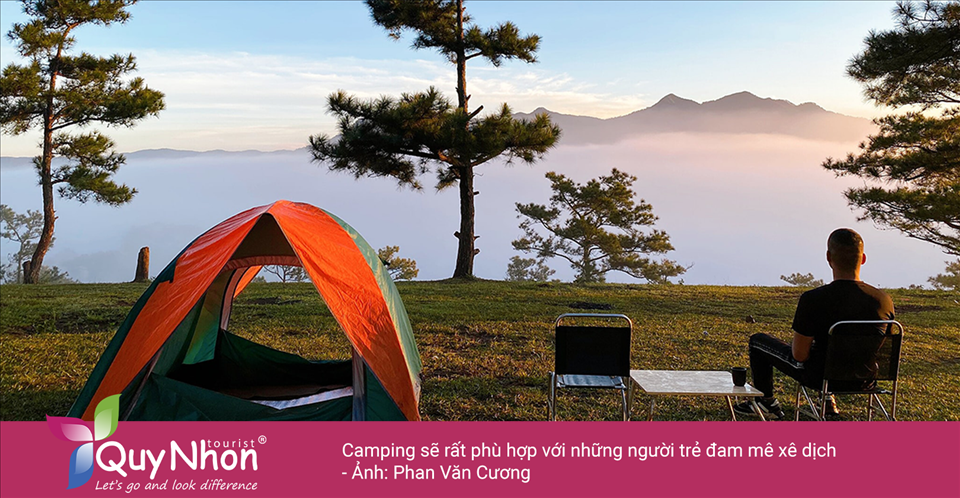 Du lịch camping sẽ rất phù hợp với những người trẻ đam mê xê dịch - Ảnh: Phan Văn Cương