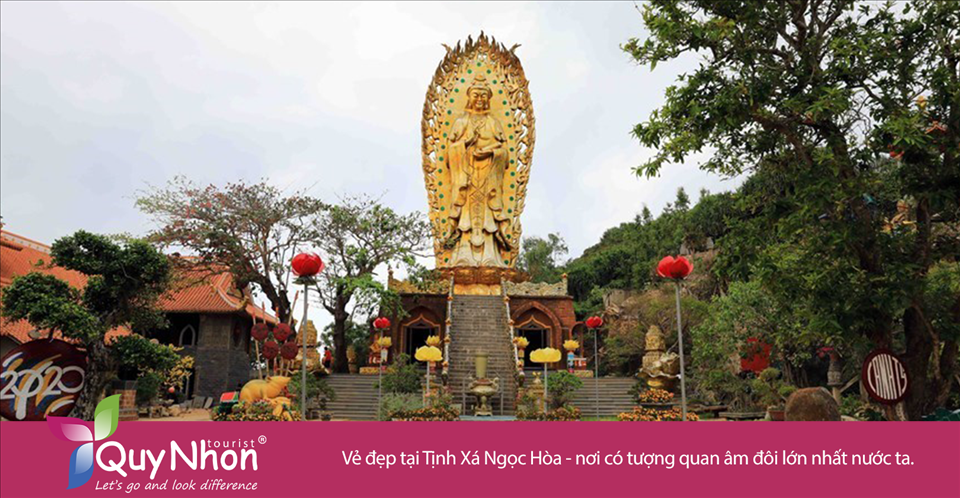 Vẻ đẹp tại Tịnh Xá Ngọc Hòa - nơi có tượng quan âm đôi lớn nhất nước ta.
