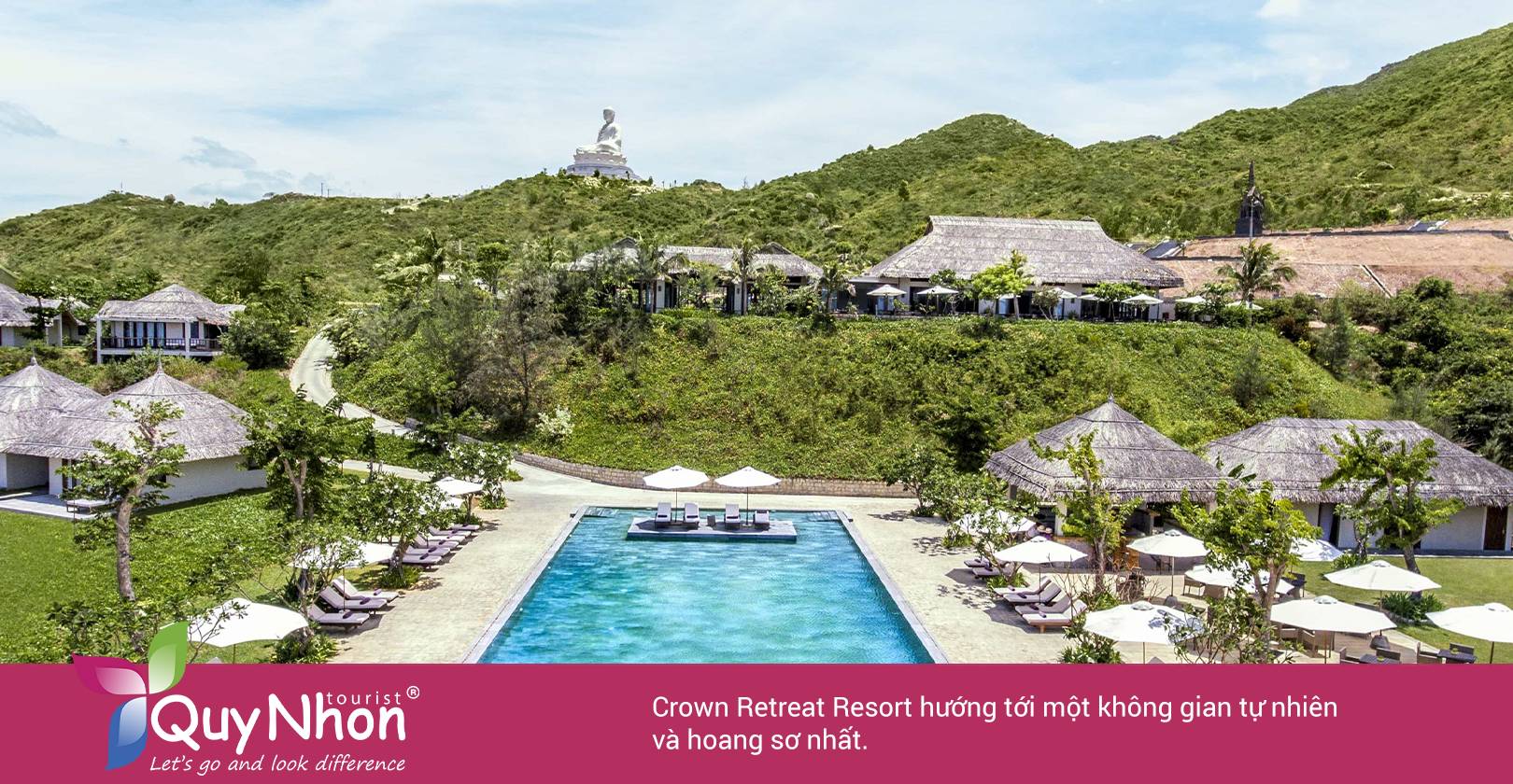 Crown Retreat là resort được nhiều du khách yêu thích.