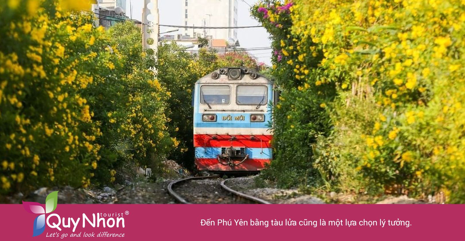 Du lịch Phú Yên bằng tàu hỏa.