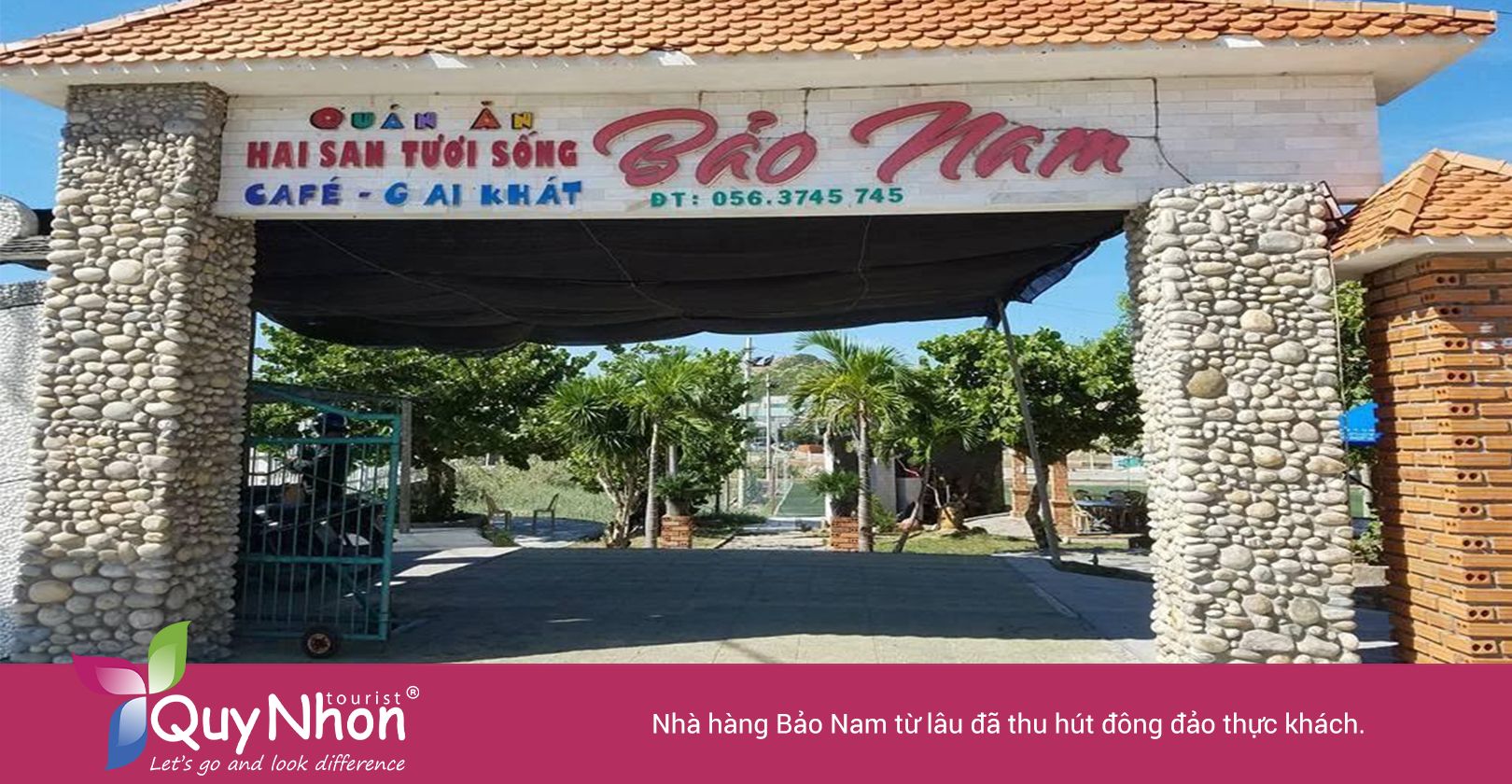 Nhà hàng hải sản gần FLC Nhơn Lý: nhà hàng Bảo Nam.