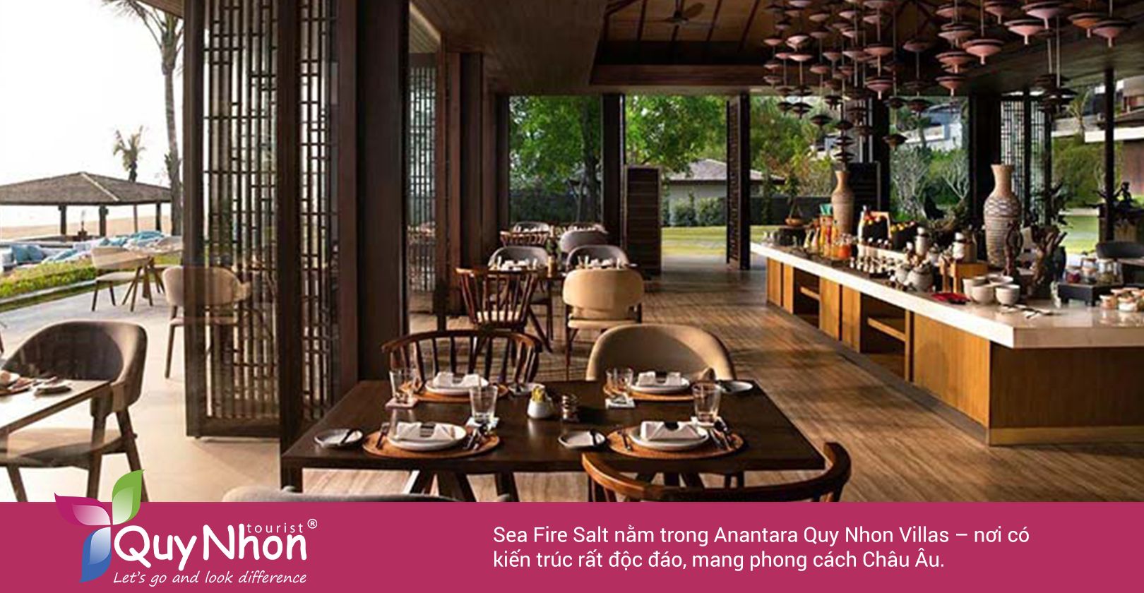 Sea Fire Salt là điểm đến tiếp theo trong TOP 7 nhà hàng Quy Nhơn view đẹp.