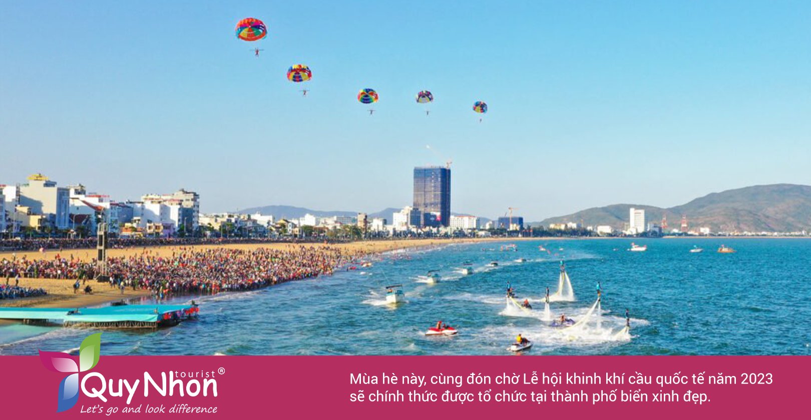 Lễ hội khinh khí cầu Quy Nhơn sẽ được tổ chức tại thành phố biển xinh đẹp.