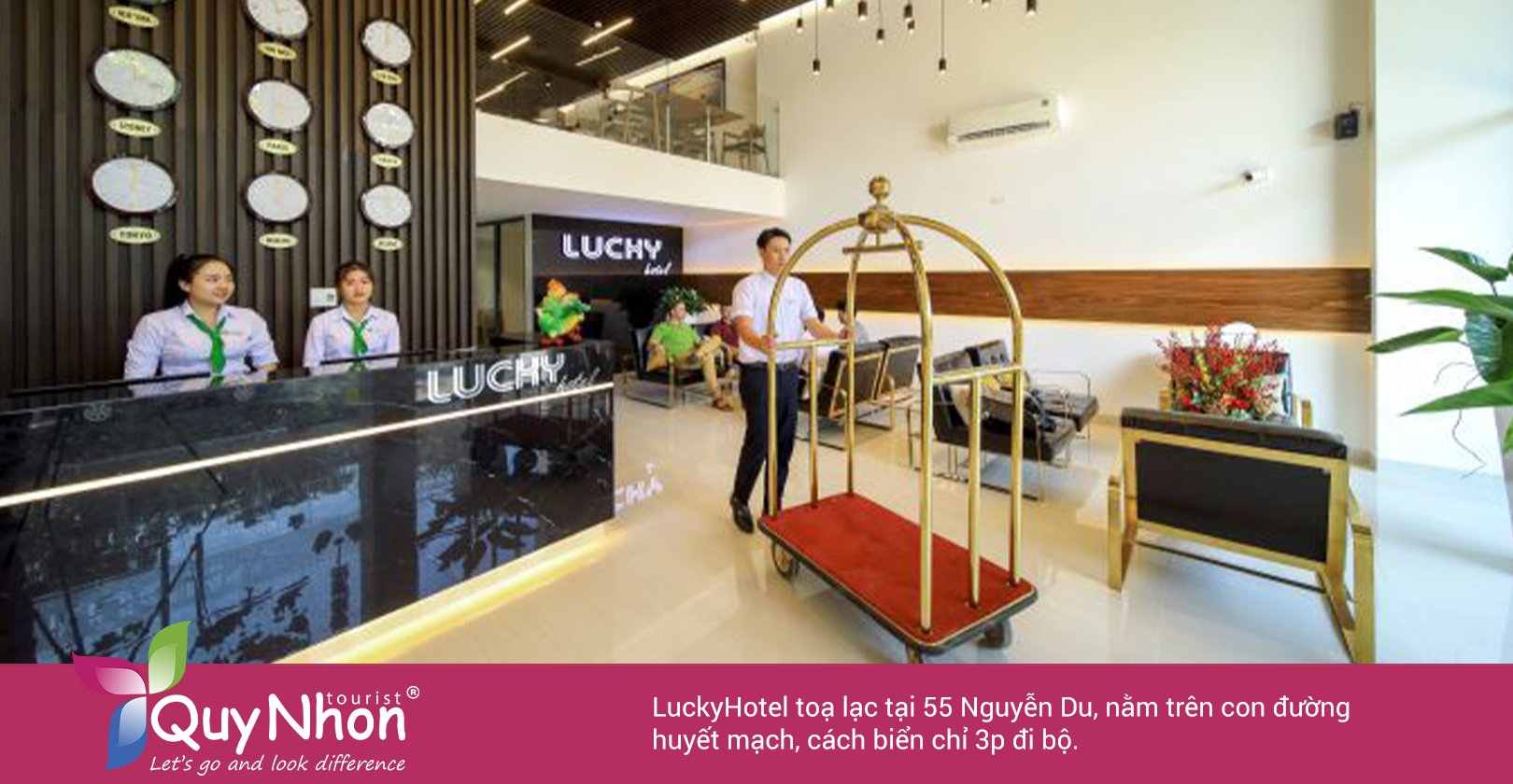 Lucky Hotel: Mang sự thoải mái cho những chuyến ghé thăm