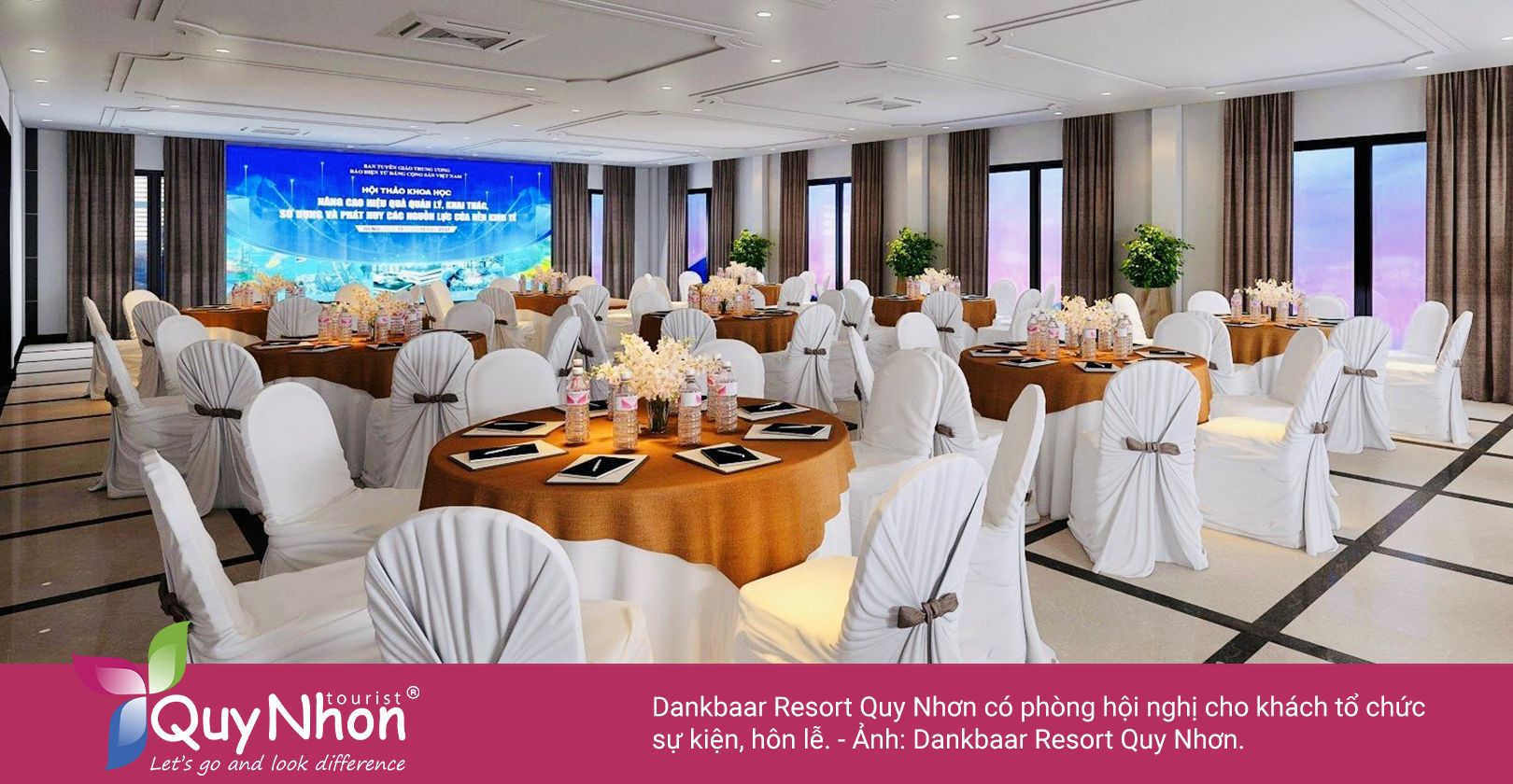 Phòng hội nghị của Dankbaar Resort Quy Nhơn
