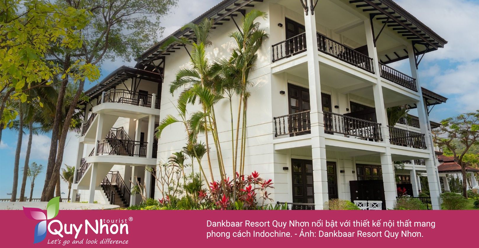 Dankbaar Resort nổi bật với thiết kế Indochine