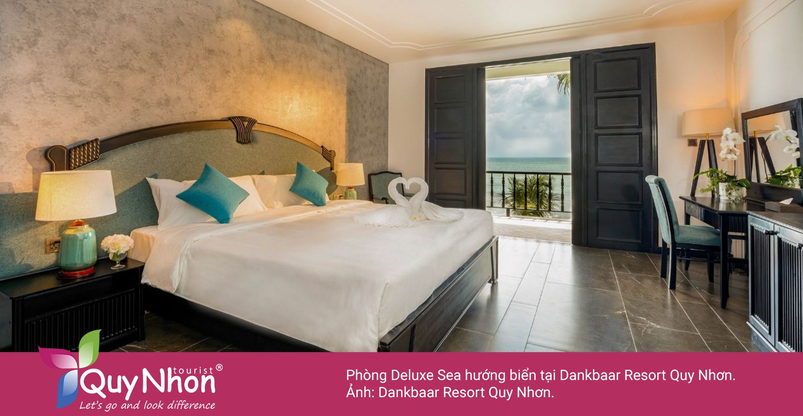 Phòng Deluxe Sea tại Dankbaar Resort Quy Nhơn