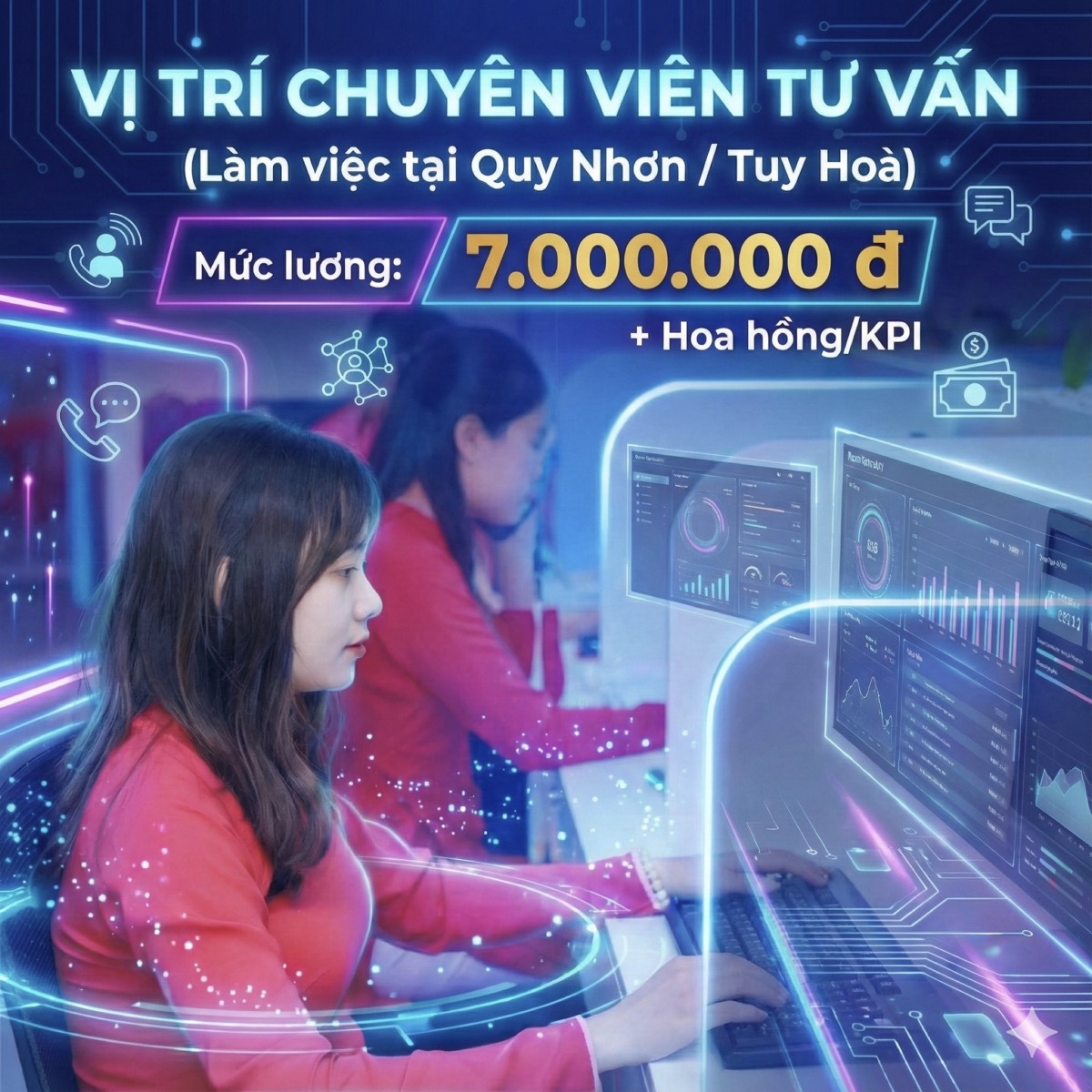 Tuyển dụng chuyên viên tư vấn - Quy Nhơn Tourist