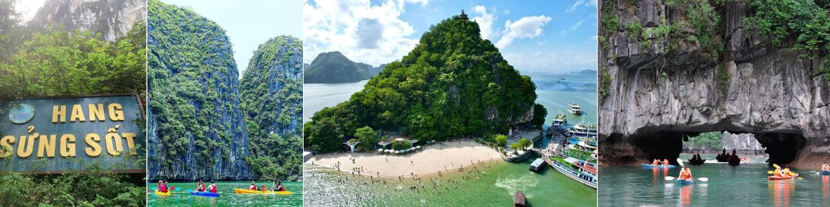Hang Sửng Sốt - Hang Luồn Vịnh Hạ Long