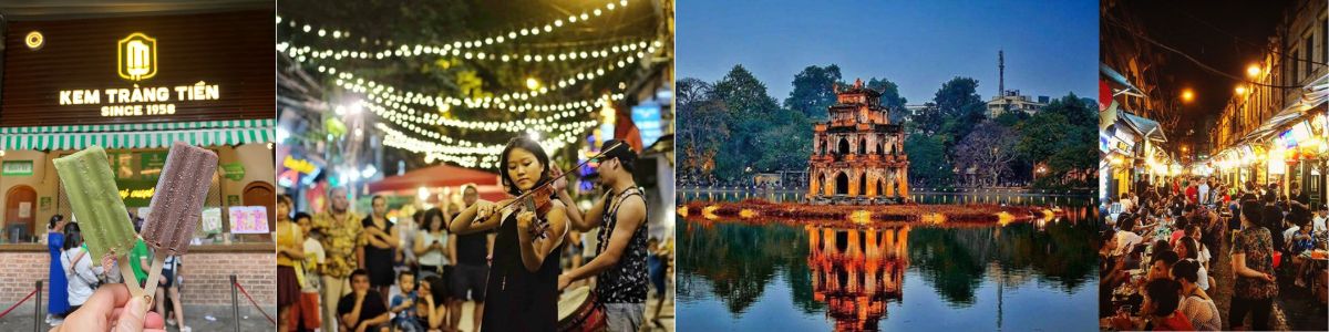 Phố đi bộ Hà Nội, Hà Nội về đêm - quynhontourist